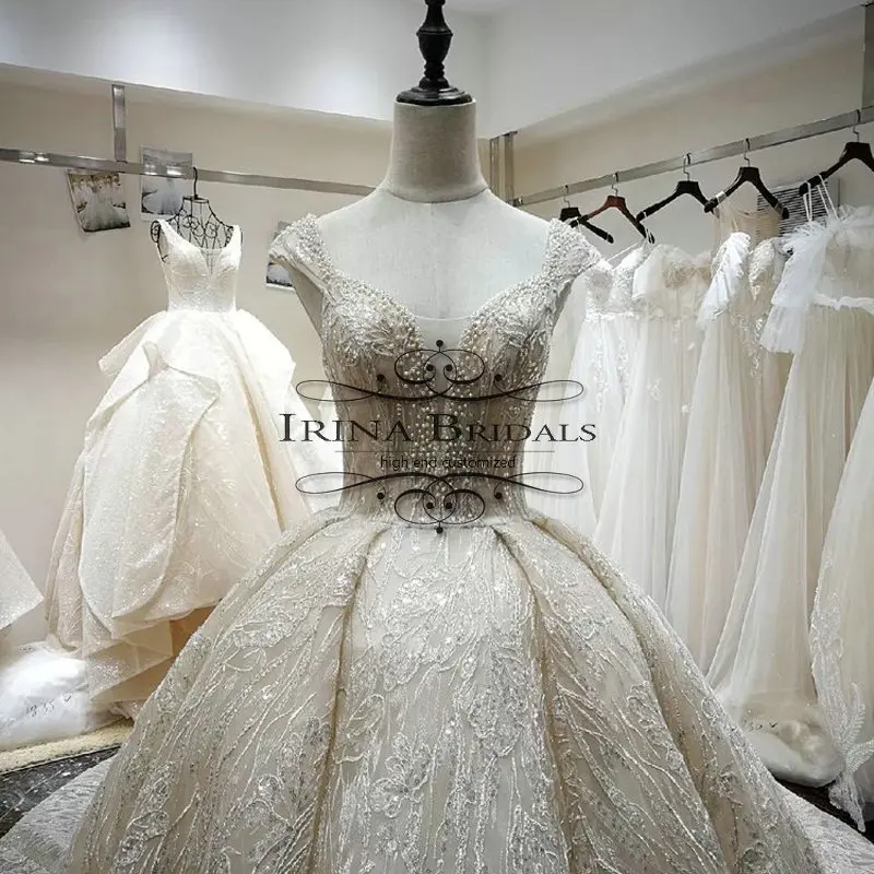 Robe de mariee sirene Кружевная аппликация с жемчугом свадебное платье | Свадьбы и