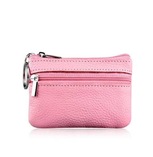Pink Новинка, милые модные короткие кошельки на молнии для мужчин и женщин, кошелек, сумочка, ID, кредитный держатель для карт, клатч, маленький мини кошелек для мелочи - Цвет: Pink
