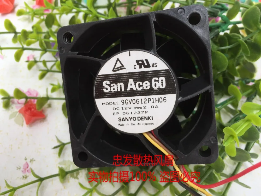 6 см 6038 для SANYO DENKI SAN ACE 9GV0612P1H051 12 В 2.0A Вентилятор охлаждения сервера|cooling fan|server cooling