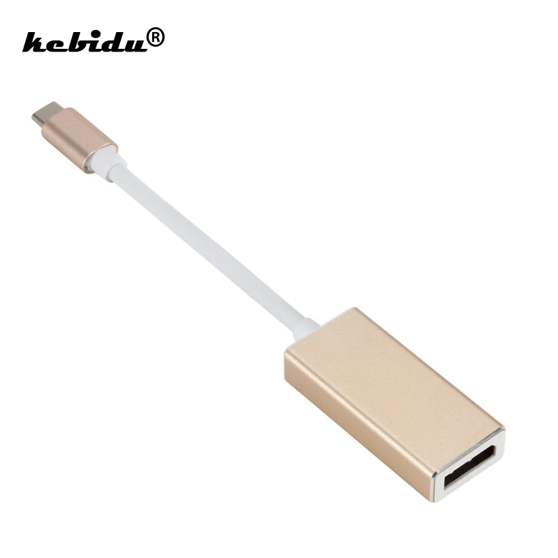 Адаптер kebidu 1080P Type C в DP адаптер USB 3 1 DisplayPort с поддержкой 4K UHD для Macbook Pro Samsung