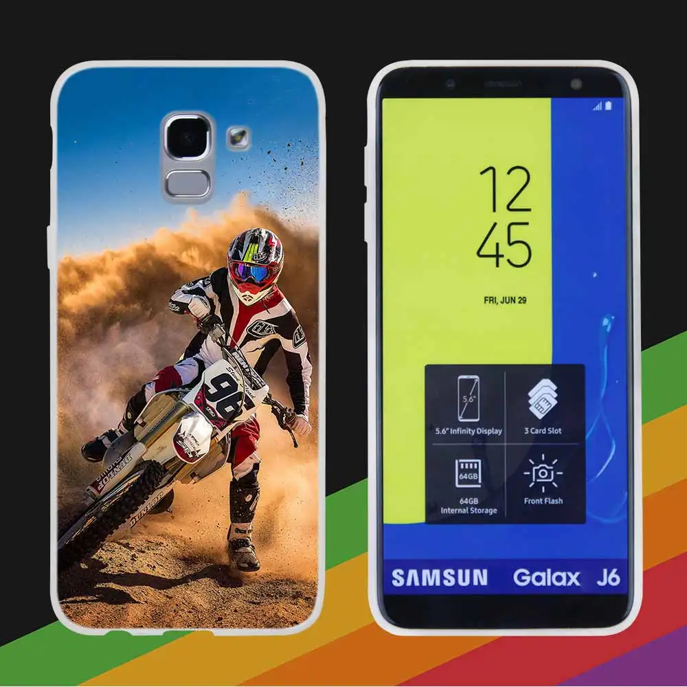 34248 Мягкий силиконовый чехол для телефона чехол для moto крест moto для Coque samsung Galaxy J6 J4 J8 J7 плюс J3 J5 J7 премьер-профессионал Casse - Цвет: 34248