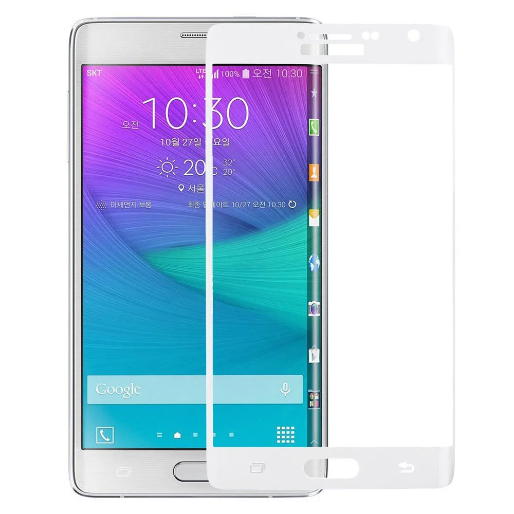 3D изогнутое закаленное стекло для Samsung Galaxy Note Edge Полное покрытие экрана