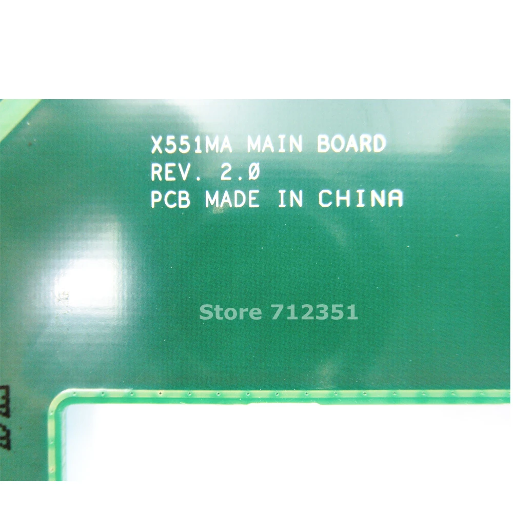 X551MA N2920 2 ГГц четырехъядерный материнская плата REV 0 для ASUS D550M F551M R512MA ноутбука 100%