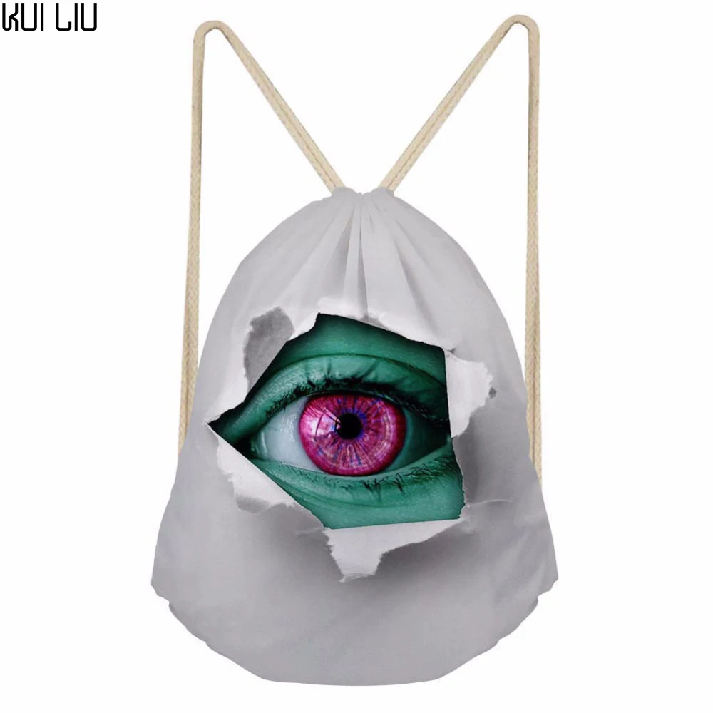 Рюкзак с 3D принтом Eyes We cheat terrortist для женщин дорожный рюкзак мягкой спинкой