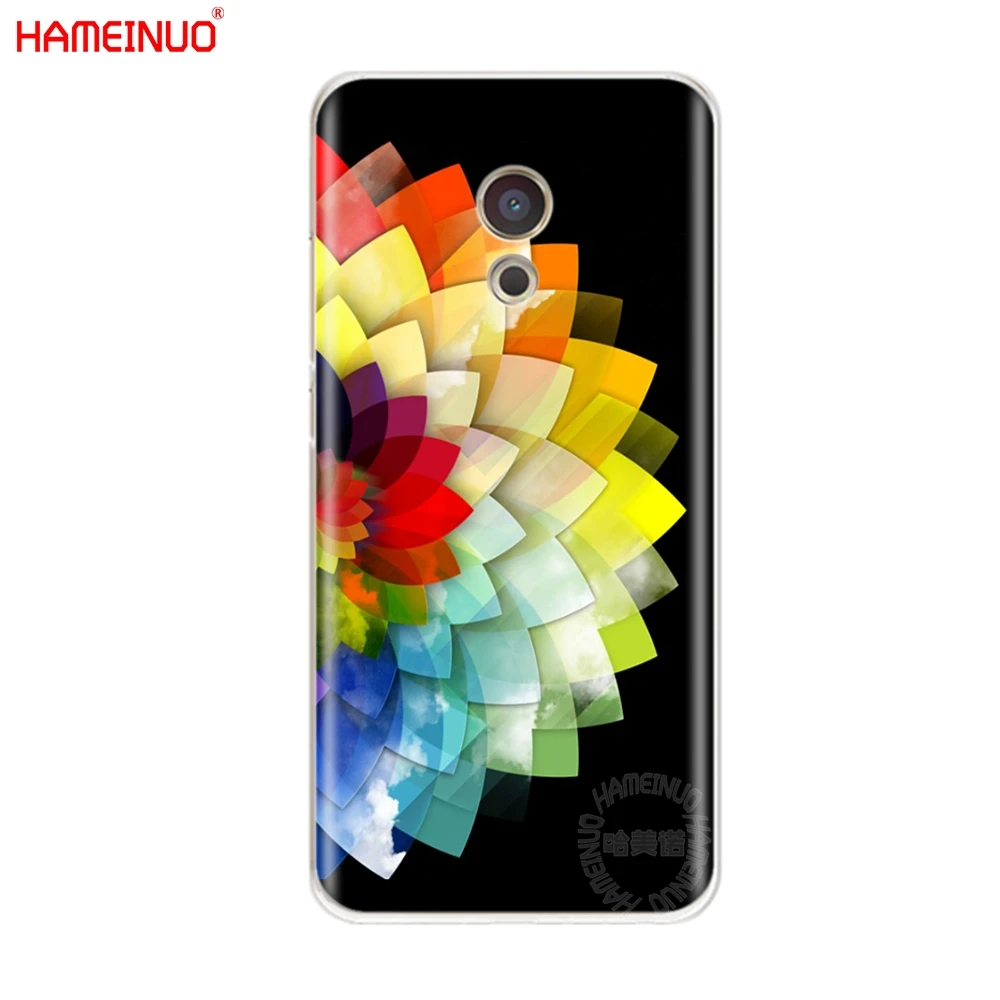 Красочная Фрактальная крышка HAMEINUO для Meizu M6 M5 M5S M2 M3 M3S MX4 MX5 MX6 PRO 6 5 U10 U20 note