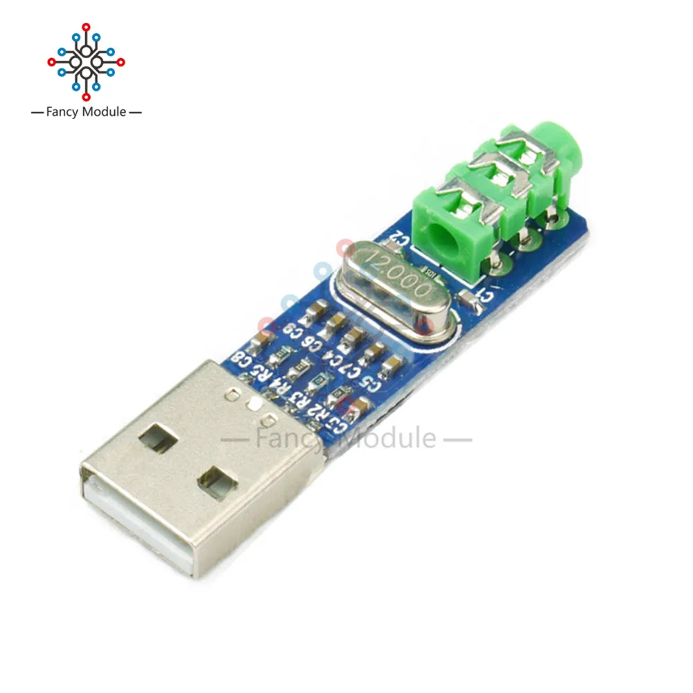 5 в Mini PCM2704 USB DAC HIFI звуковая карта Power декодер модуль платы для Arduino Raspberry Pi 16 бит |