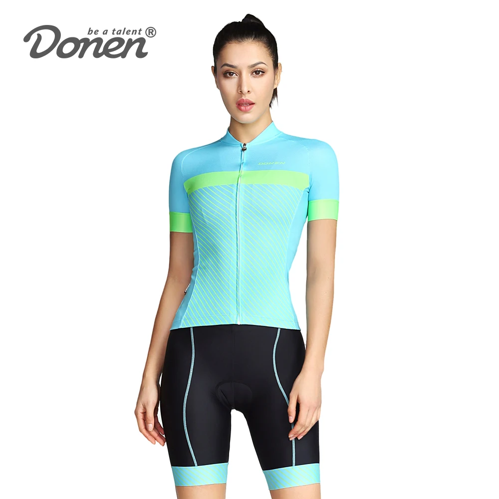 Donen летняя дышащая женская 2 вида цветов Одежда для велоспорта/MTB велосипедная