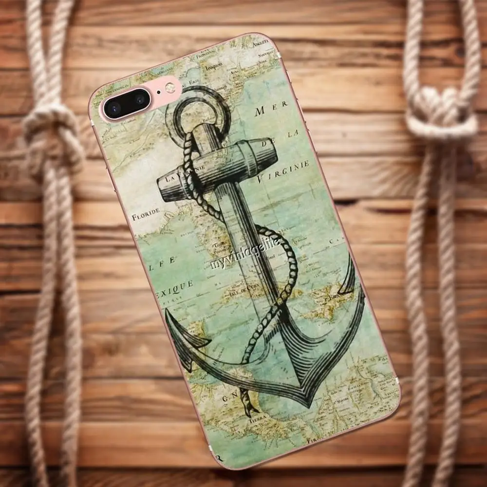Vvcqod якорь Hipster защитный чехол из термопластичного полиуретана Чехлы для LG G2 G3 MINI