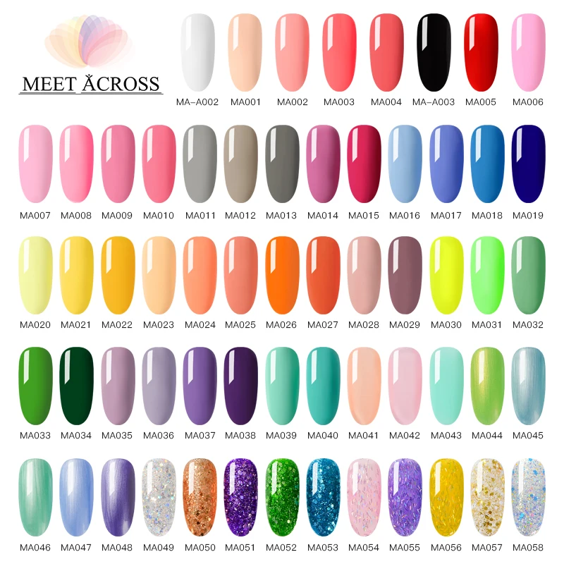 Набор УФ-гель-лаков для маникюра 5 мл Полупостоянный Гибридный Цветной Гель-лак