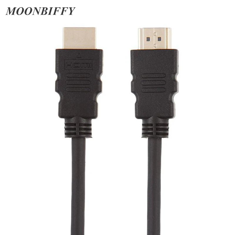 MOONBIFFY 1 м/1 5 м/3 м/5 м высокоскоростной позолоченный штекер мужской HDMI кабель 4