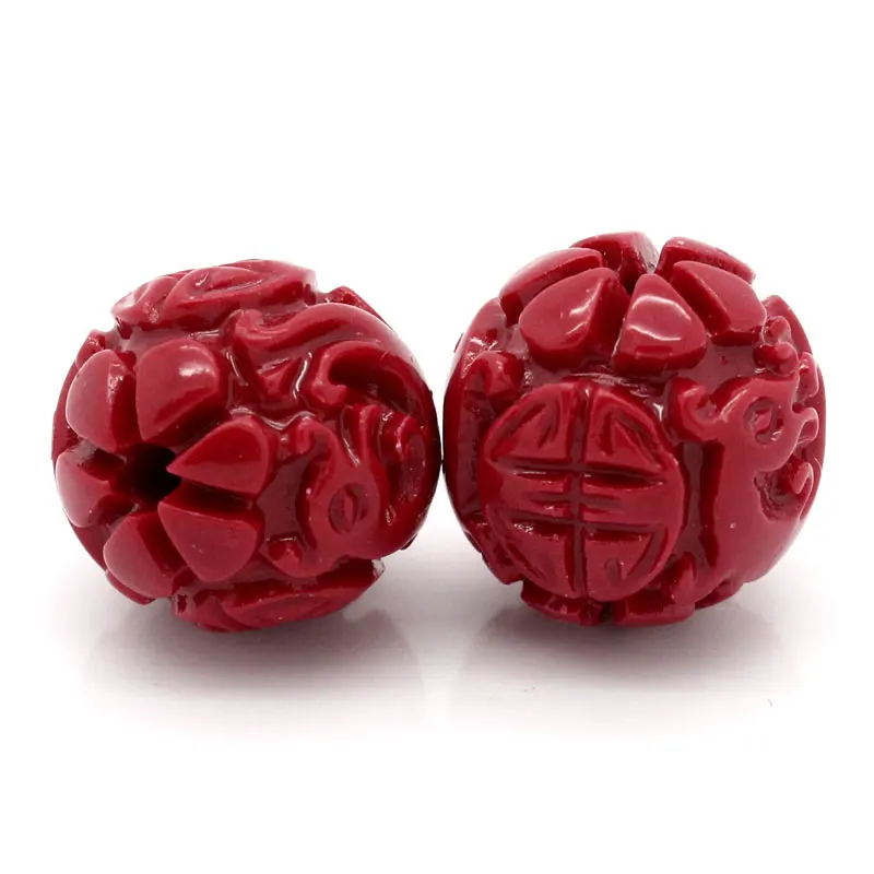 LASPERAL новинка 2017 10 шт. коралловые бусины разделители драконы резные круглые