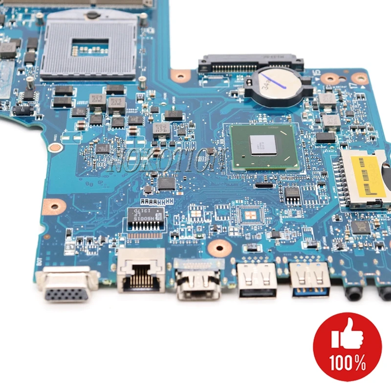 NOKOTION H000052360 H000052590 основная плата для Toshiba Satellite C850 L850 материнская плата для ноутбука SLJ8E HM76 gma hd DDR3 полностью протестирована