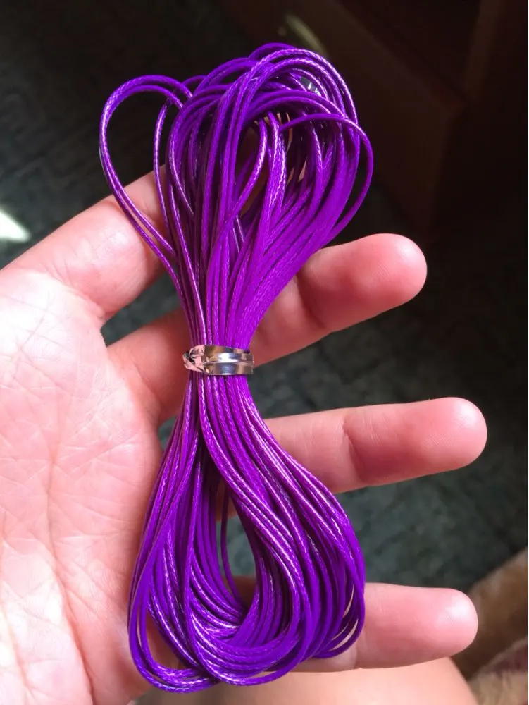 10 м/шт. лента из полиэстера с вощеной нитью диаметром 1 мм|waxed thread|cord stringpolyester cord |