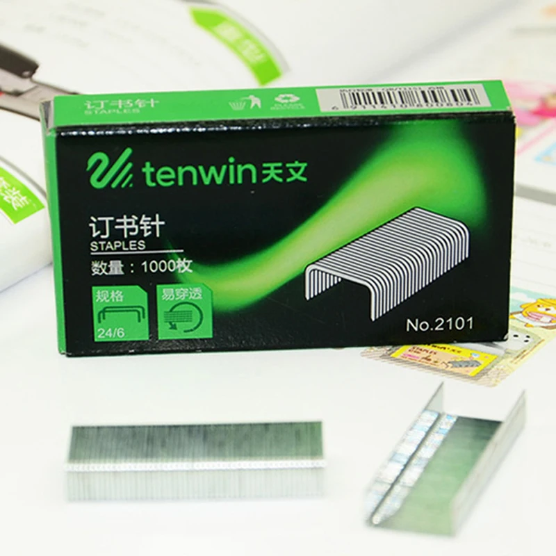 Десять WIN 24/6 скрепки офисные универсальный скрепок 12 # 1000/коробка|office staples|staples