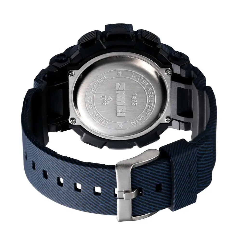 SKMEI часы Мужские Цифровые Спортивные мужские наручные часы reloj hombre два времени Chrono будильник часы модные мужские часы лучший бренд 1472