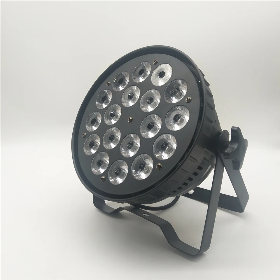 Кейс для полетов + 4 шт./18x12 Вт RGBW 4в1 LED Par свет DMX512 сценический цветная панель KTV