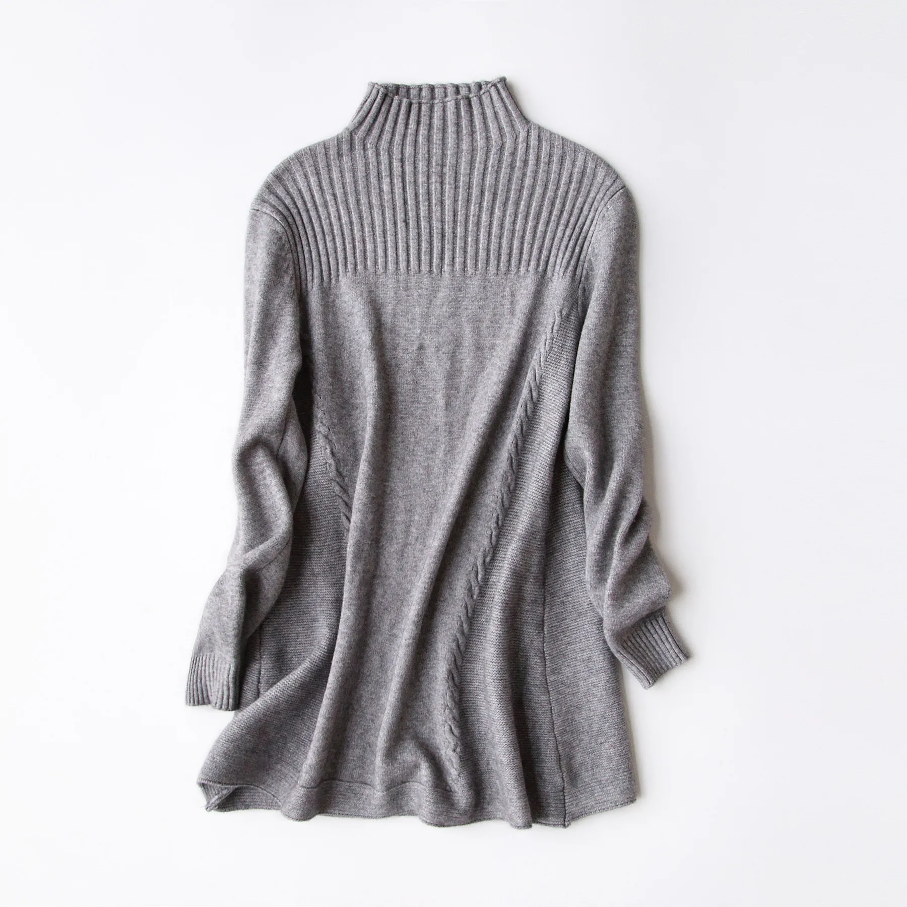 Autumn winter women Simple sweaters and Long Sleeve casual crop sweater slim solid knitted jumpers 8-7768 | Женская одежда