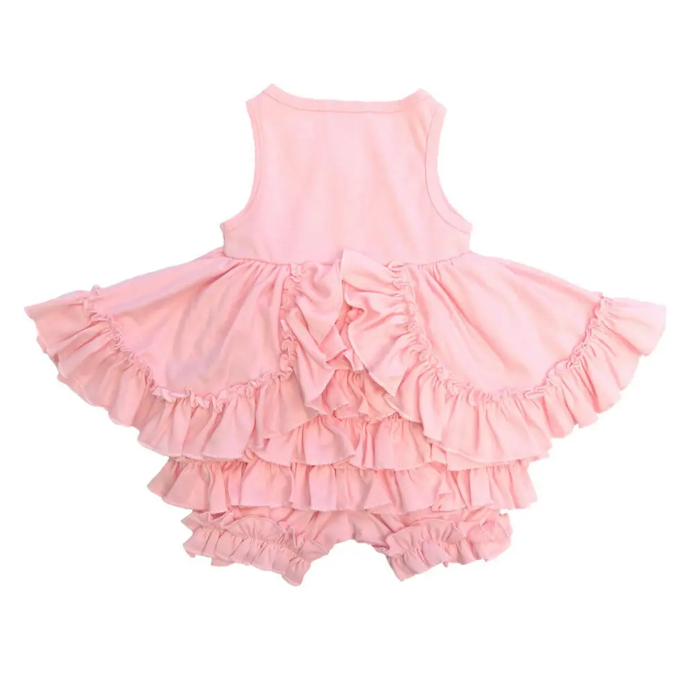 Боди без рукавов для новорожденных девочек многослойное боди с оборками