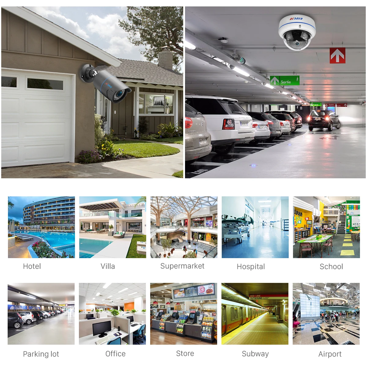 Besder H.265 8CH 4MP POE NVR комплект аудио запись CCTV система безопасности 48 В PoE IP камера P2P Крытый Открытый комплект видеонаблюдения