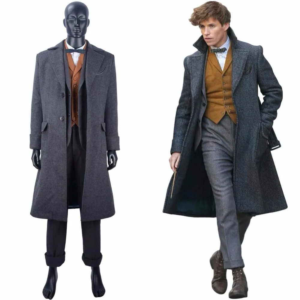 Полный комплект фантастических зверей: The Crimes of Grindelwald маскарадный костюм Newt Scamander