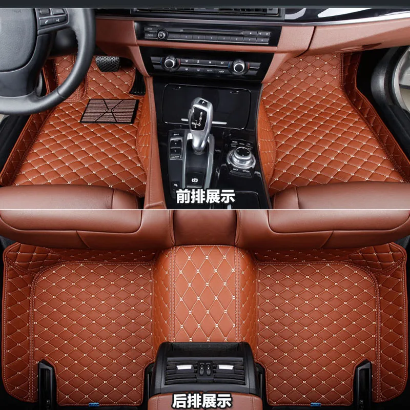 

Custom fit car floor mats non-slip for Peugeot 206 207 2008 301 307 308sw 408 4008 508 rcz car styling car accessories colors