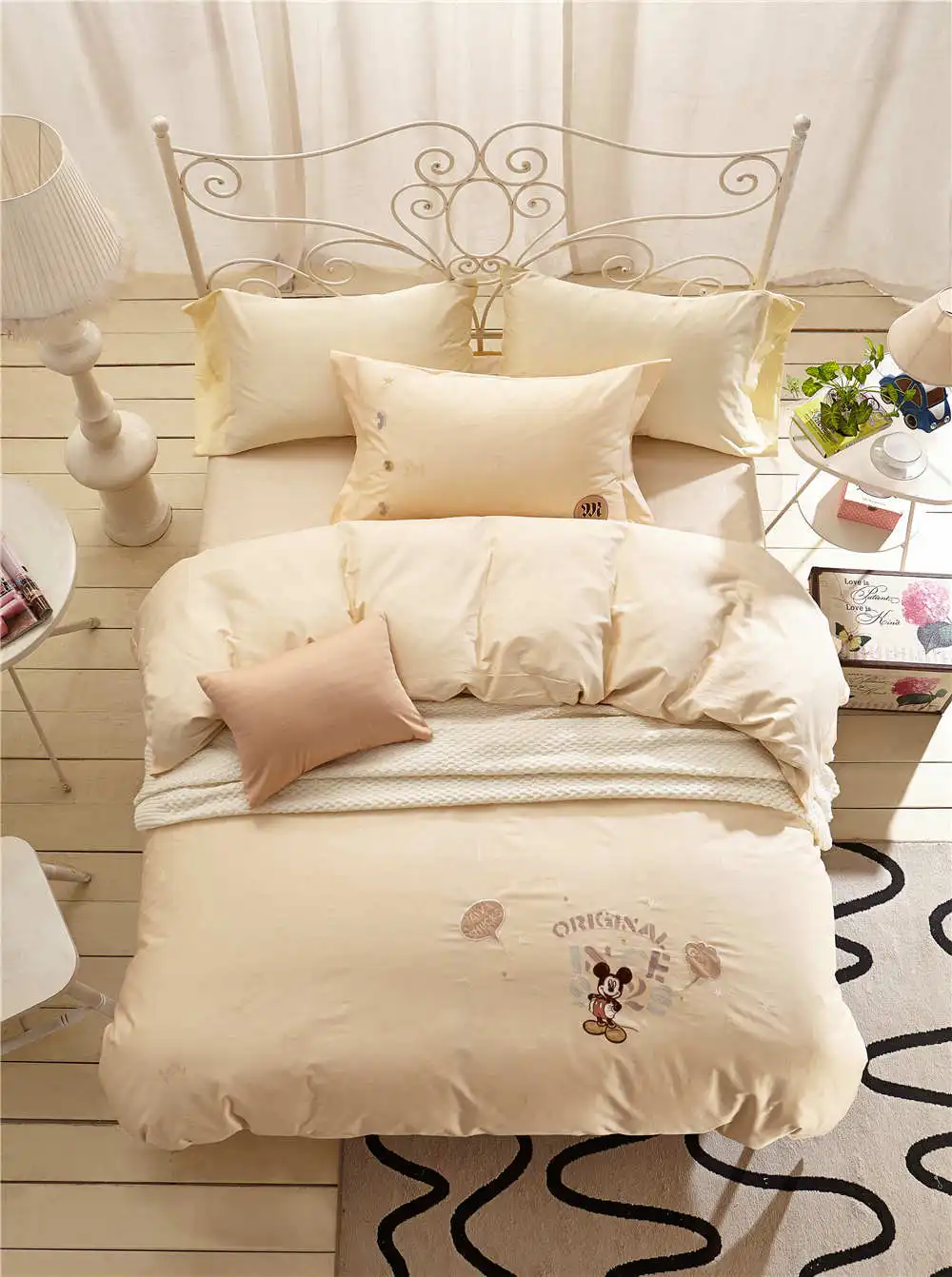 Комплекты постельного белья с 3D рисунком Микки Мауса комплекты покрывало