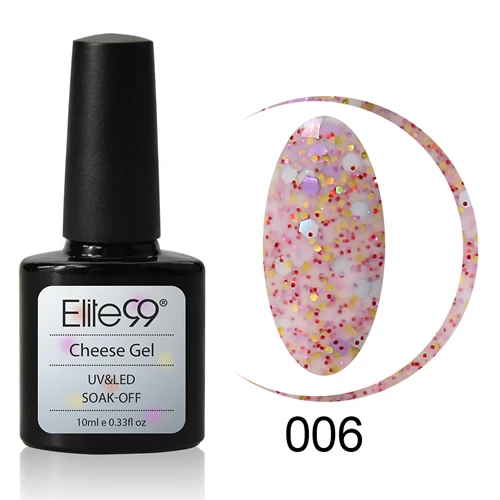 Elite99 гель для ногтей Candy Sandy Shimmer Профессиональный долговечный впитывающий УФ светодиодный Гель-лак для ногтей 10 мл - Цвет: 06