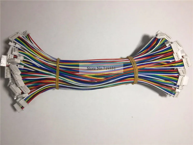 100 комплектов JST PH 1 25 мм 6 контактный разъем DIP с проводами 150 мм|connector lock|cable
