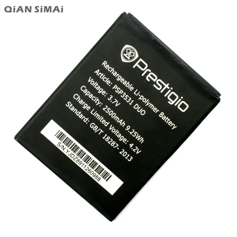 Новый литий ионный аккумулятор PSP3530 2500 мАч для Prestigio DUO Muze D3 3531 Duo E3 PSP3532DUO A7 PSP7530|battery
