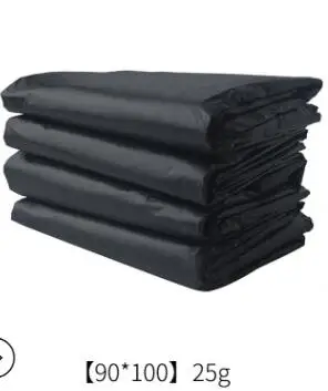 90x100cm 3.2s 20pcs 9 Размер 3 Толщина большой плоский Топ Тип ультра сильные мешки для мусора утолщенные экологически чистые отель сад ежедневное использование мусора черные мешки - Цвет: 90x100cm 3.2s 20pcs