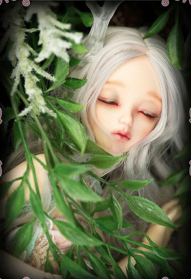 Кукла 1/4 Bjd из ЭВА силиконовая Резиновая с закрытыми глазами для макияжа подарок