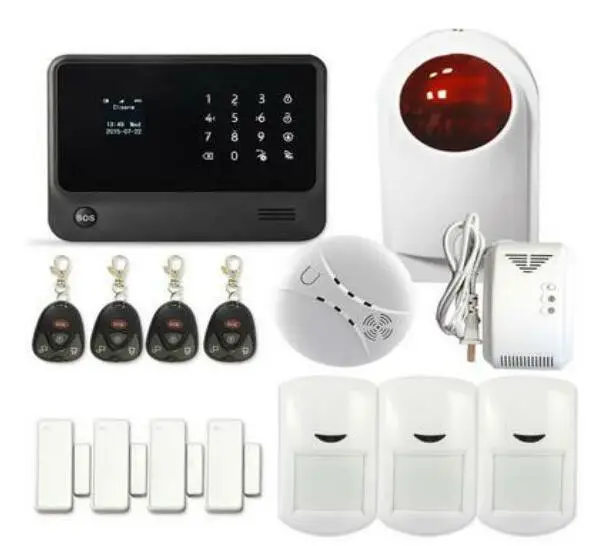 Охранная сигнализация Yobang беспроводная 433 МГц GSM SMS|alarm system|alarm system wirelessalarm wifi |