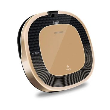 

D5500 in white or gold color robotic vacuum cleaner robot sweeper dry wet mop with water tank