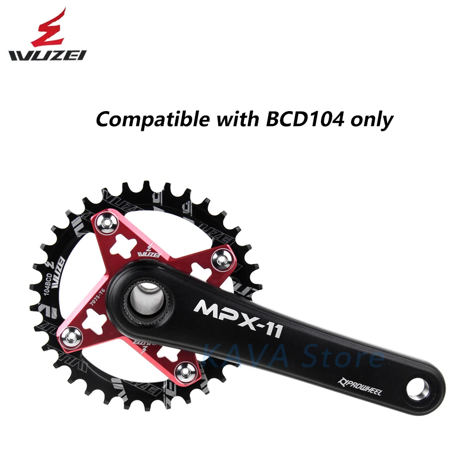WUZEI MTB Кривошип горного велосипеда адаптер GXP для BCD104mm паук SRAM XX1 X0 X9 рукоятки
