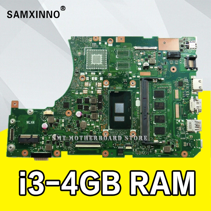 X556UAK XB._ 4 ГБ/I3 CPU/AS материнская плата для For Asus X556UA X556UJ X556UV ноутбук GM Материнская