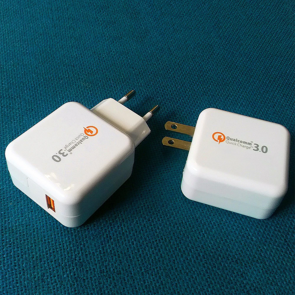 18 Вт Быстрая зарядка 3 0 Чипсет Qualcomm QC USB турбо настенное быстрое зарядное