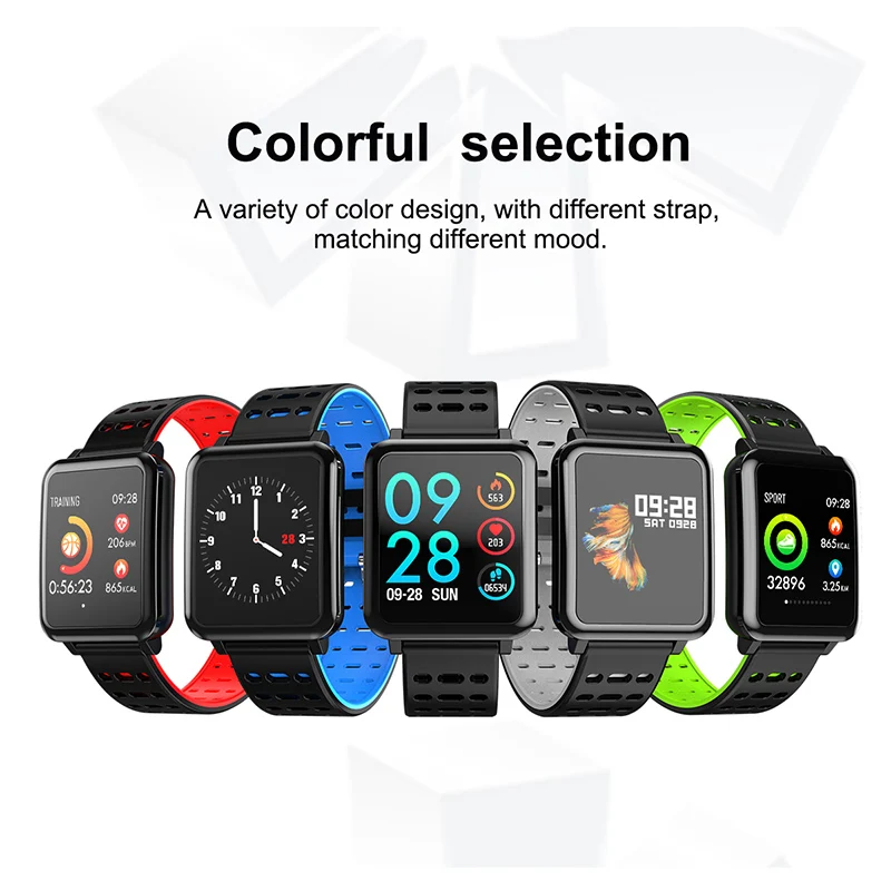 MKS Smartwatch IP67 водонепроницаемые носимые устройства Bluetooth Шагомер монитор сердечного ритма цветной дисплей умные часы для Android/IOS