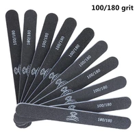 1000pcs makartt sanding nail file washable double side emery board 100180 grit buffering nail files for gel polish nails
