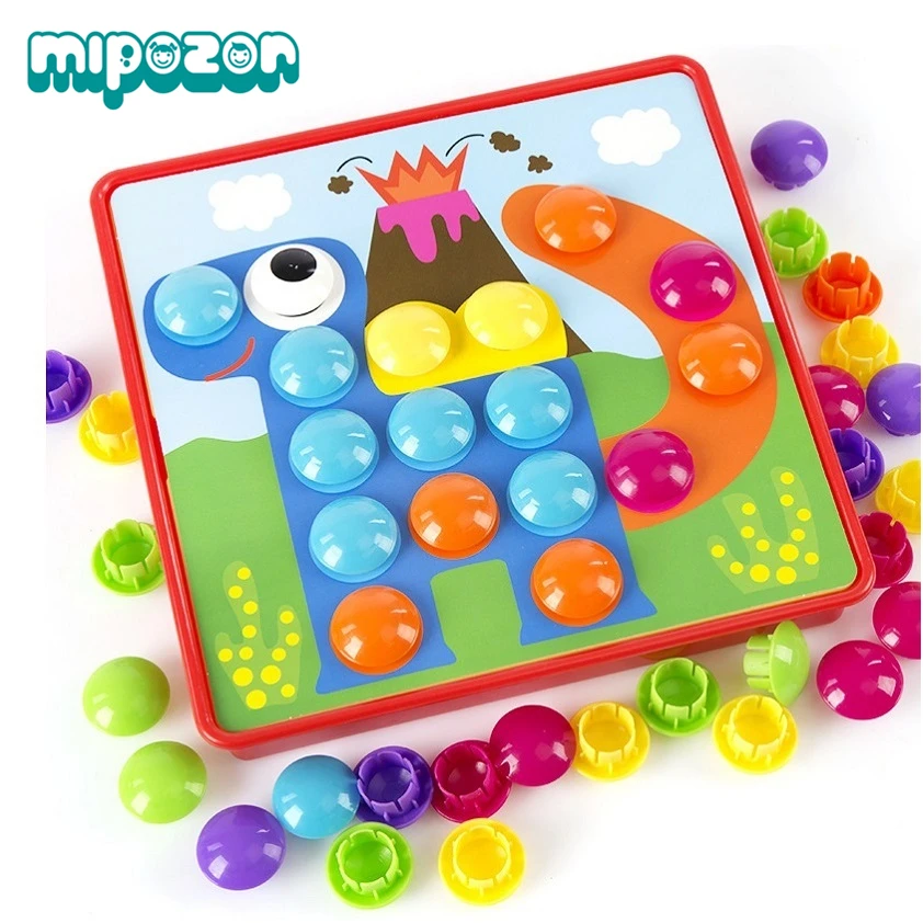 MIPOZOR 3D головоломки игрушки для детей композитная картина пазл Творческая мозаика