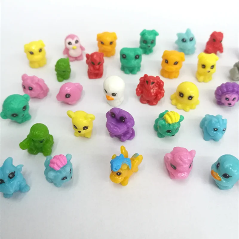 20 шт./лот 1 см милые и липкие мини-животные мягкие сделай сам украшение для мебели