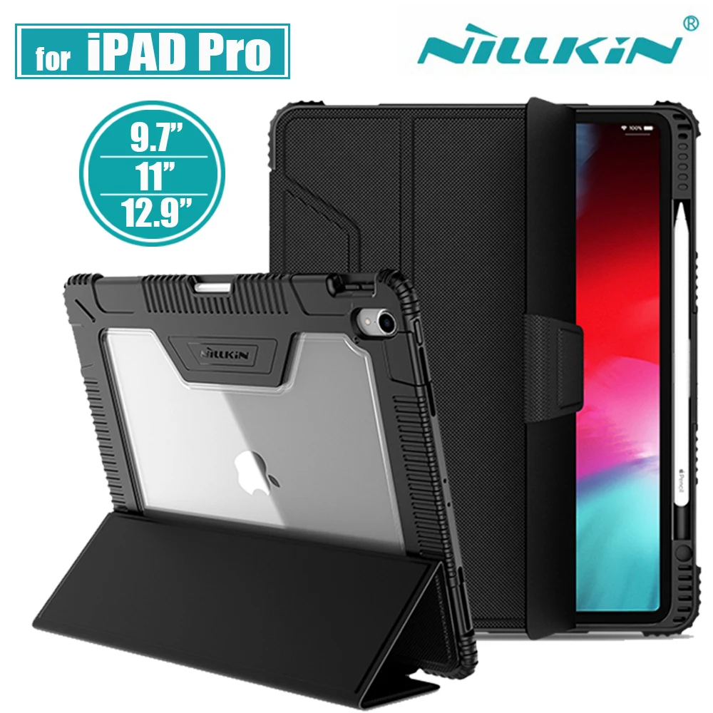 Чехол Nillkin для iPad Pro 11 противоударный чехол 12 9 2018 из мягкого ТПУ тонкий
