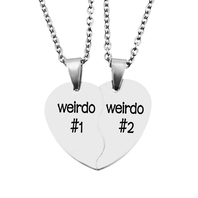 1 шт. цепочка с подвеской в виде сердца из нержавеющей стали|jewelry for lovers|necklace jewelryfor