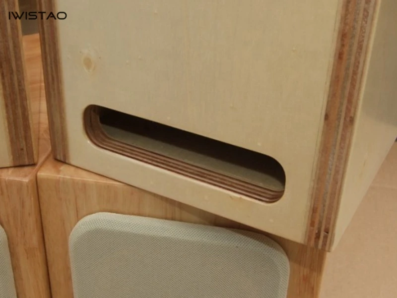 IWISTAO HIFI лабиринт 4-дюймовый Полнодиапазонный пустой динамик корпус из тополовой
