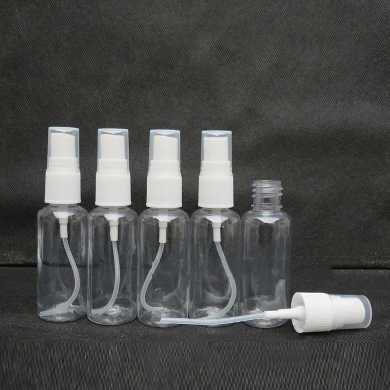 10PCs 30ml Clear Empty Plastic Sprayer Container Refillable Cosmetic Atomizer Essential Oil Perfume Travel Bottle | Красота и