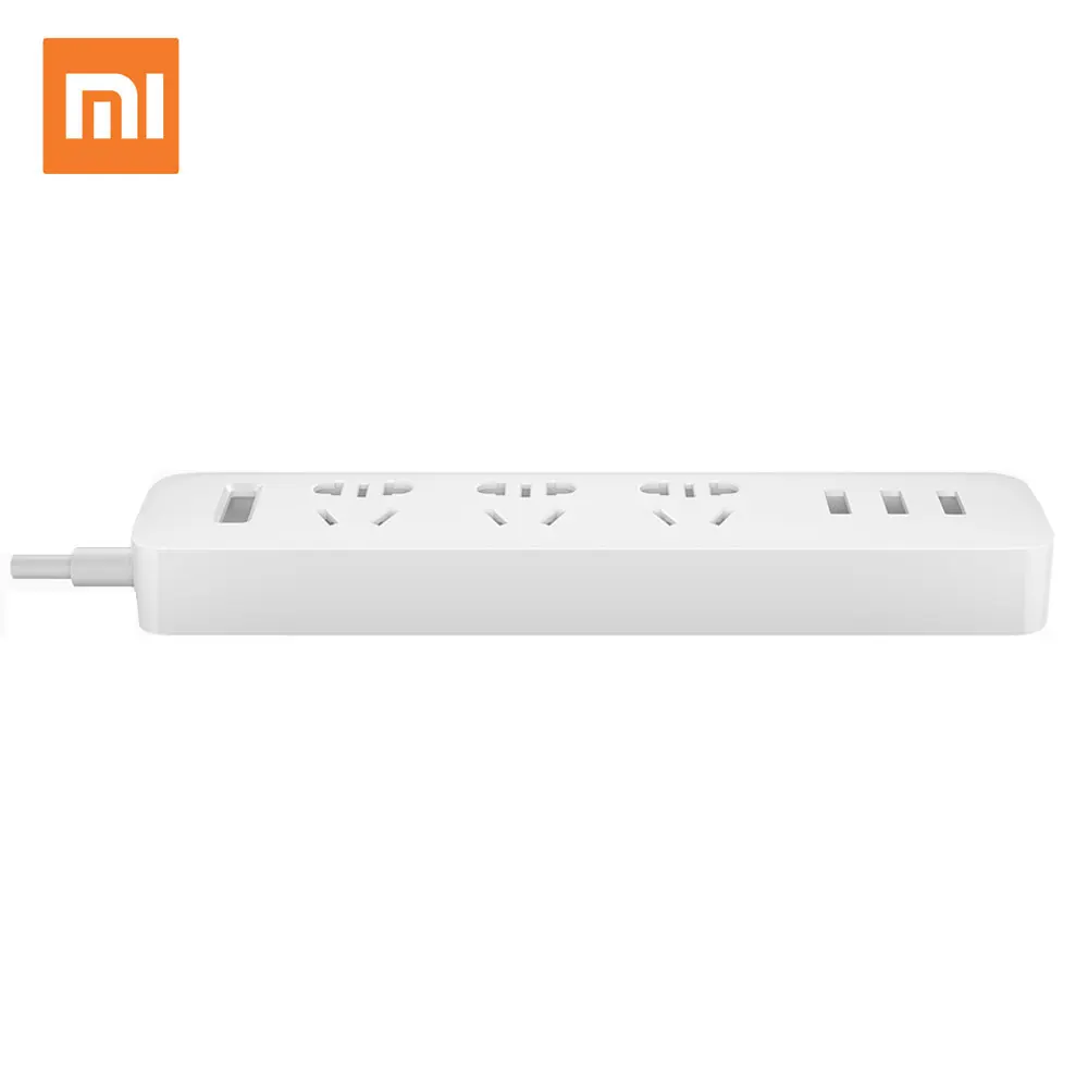 Умная USB розетка XiaoMi H25 устройство для быстрой зарядки с 3 портами 2 1 А зарядное