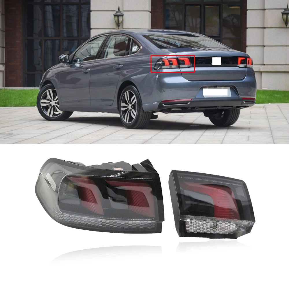 CAPQX 1 шт. для peugeot 308 2009- задний бампер тормозной светильник предупреждение стояночный задний светильник Taillamp стоп-сигнал