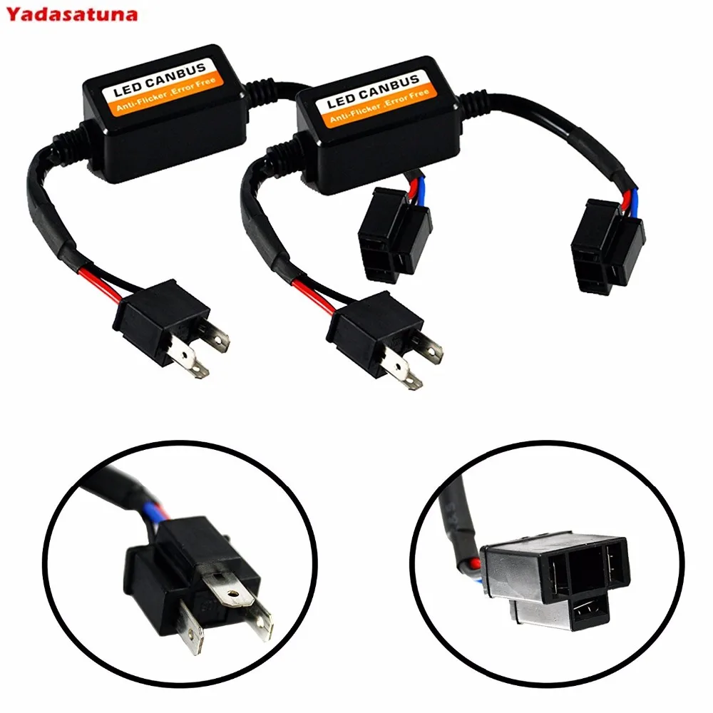 2 x H4 H7 H11 H13 H8 9005 9006 Автомобильные светодиодные фары Canbus Error Free Компьютер