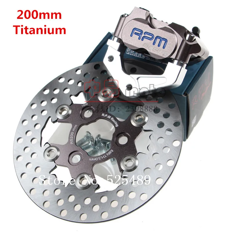 Об/мин мотоцикла с ЧПУ Тормозной суппорт + насос тормоза адаптер кронштейн 200 мм/220