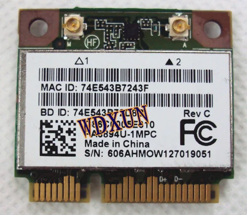 Atheros AR5B195 Беспроводная Bluetooth половинная PCI E карта wifi 150m 3 0|wifi 150m|atheros ar5b195card |
