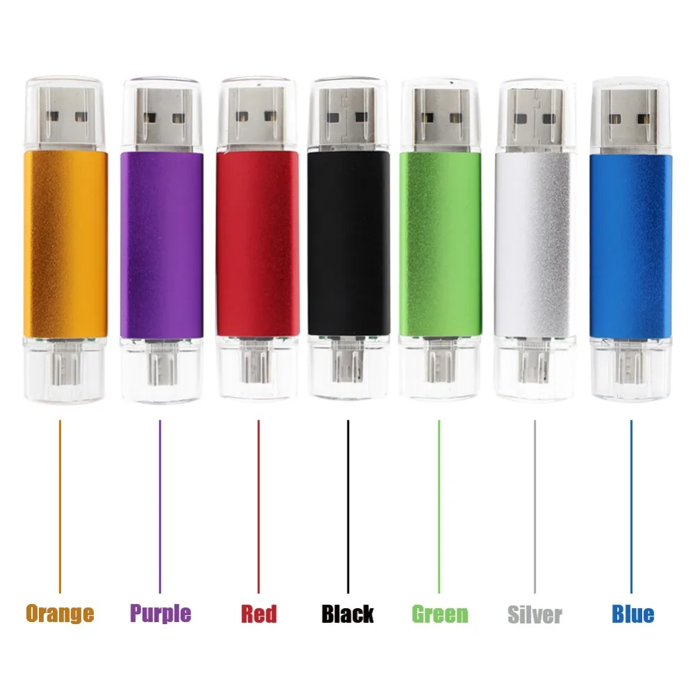 Smart Phone PC USB Flash Drive pen 4GB 8GB 16GB 32GB mini usb OTG external storage micro memory stick drive pendrive | Компьютеры и